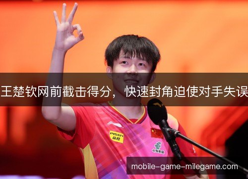 王楚钦网前截击得分，快速封角迫使对手失误